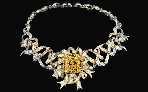 蒂芙尼传奇黄钻项链