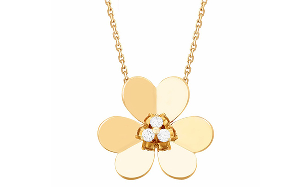 Frivole 金质挂坠项链