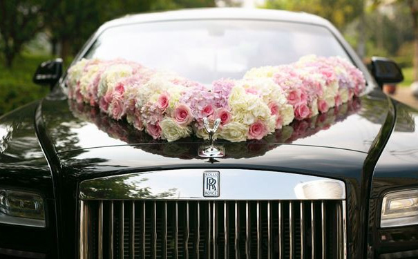 婚车扎花