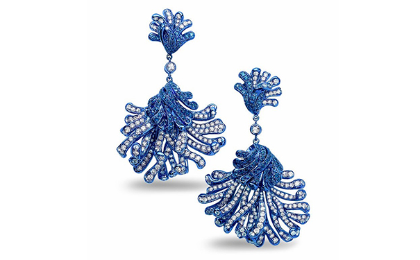 Corail 白金耳坠，by Neha Dani