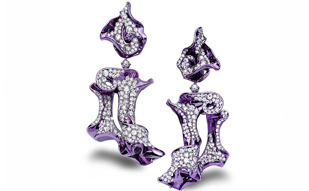 Aylin 白金耳坠，by Neha Dani