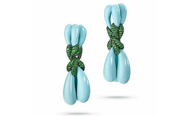 Melody of Colours 白金耳坠,by de Grisogono Melody of Colours 白金耳坠,by de Grisogono