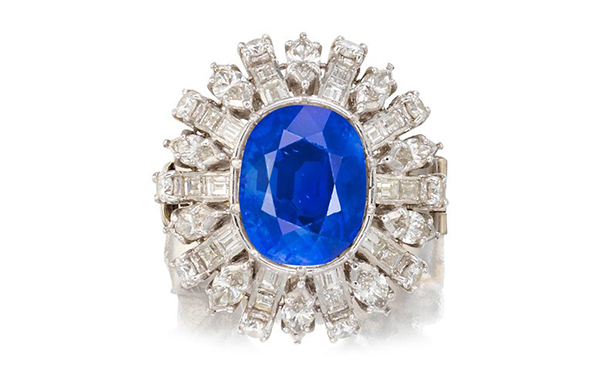 12.92ct克什米尔蓝宝石