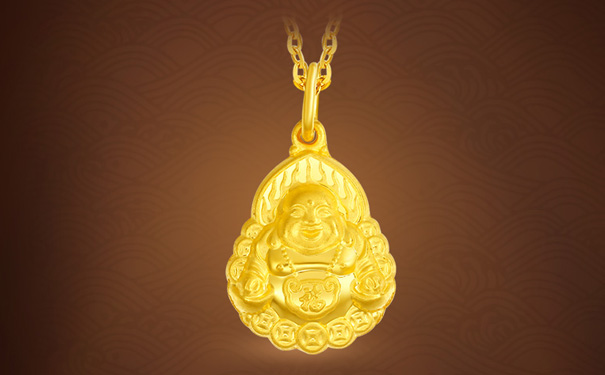 黄金吊坠