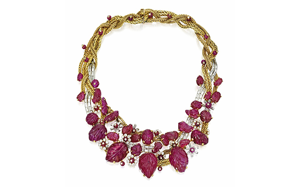 『Lot 386』红宝石和钻石项链