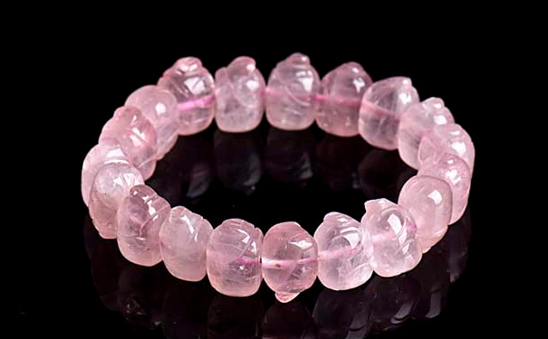 粉水晶手链
