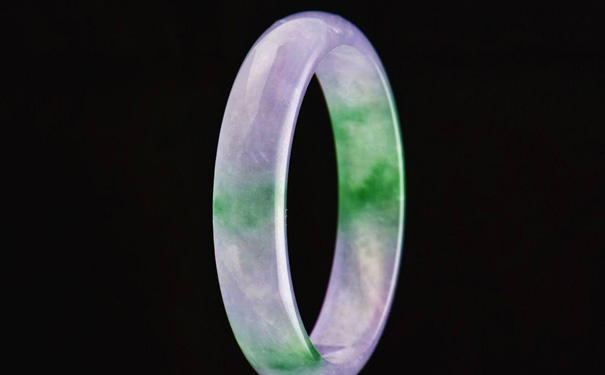 紫罗兰翡翠手镯