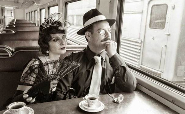 西式复古婚纱照