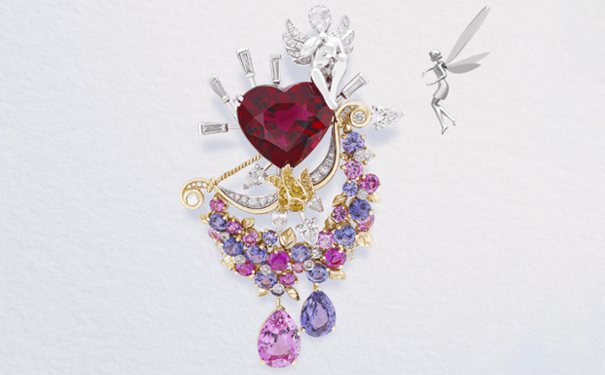 Secret des amoureux胸针