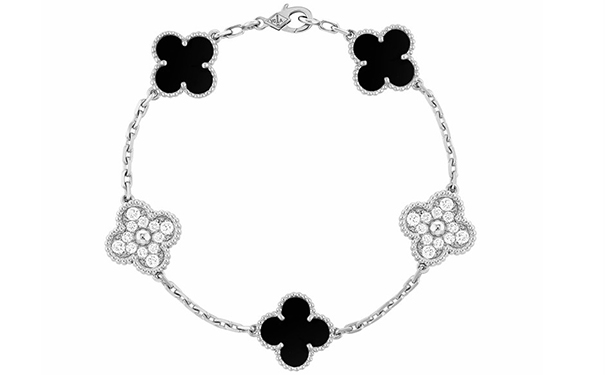 Vintage Alhambra 白金手链