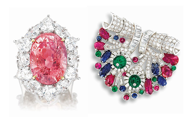 一条镶嵌21颗、总重52.50ct克什米尔蓝宝石的项链