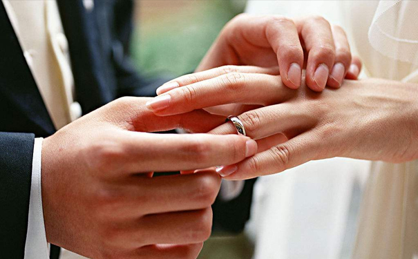 女方结婚戒指戴左手的无名指上