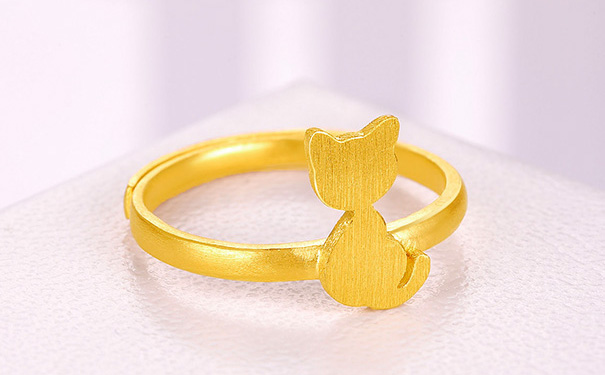 猫咪金戒指