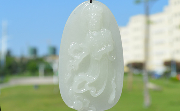观音玉坠 观音玉坠
