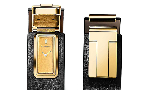 蒂芙尼T系列手表金色