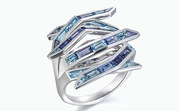 Electric Night 白金戒指