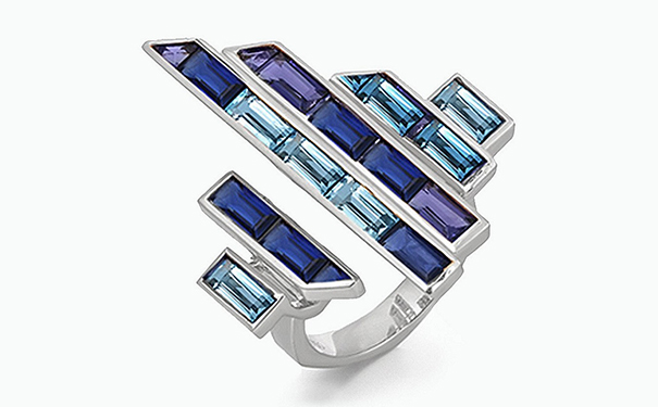 Electric Night 白金戒指