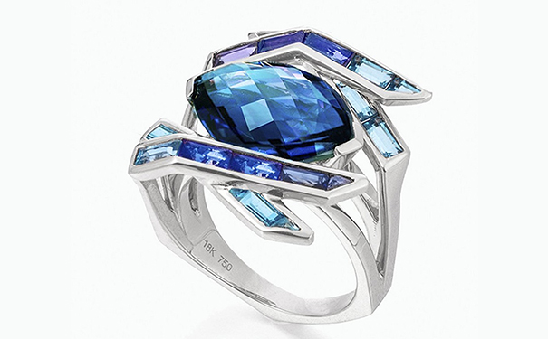 Electric Night 白金戒指