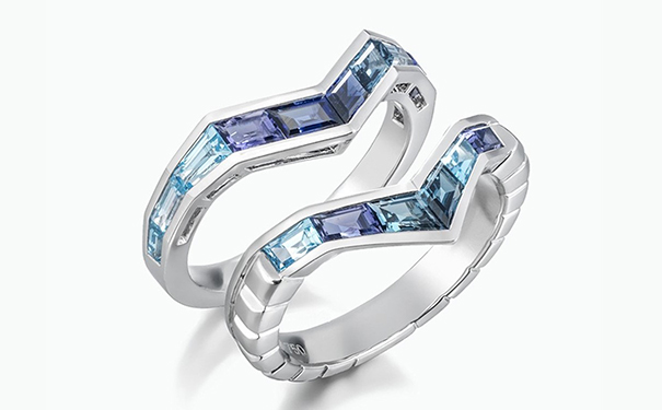 Electric Night 白金戒指