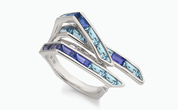 Electric Night 白金戒指