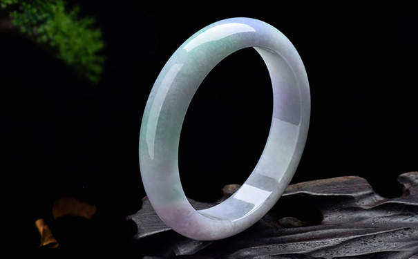 紫罗兰翡翠手镯