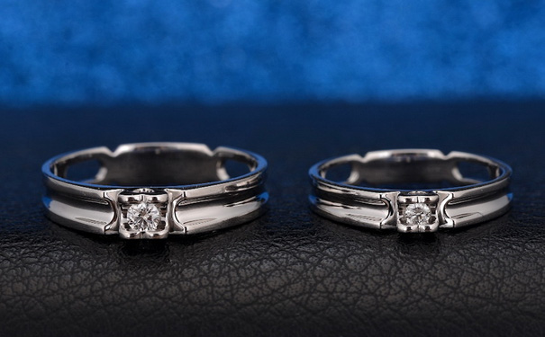 钻石铂金对戒