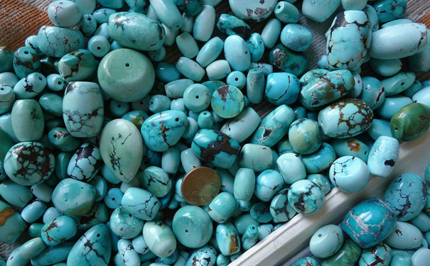 绿松石珠子