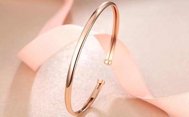 玫瑰金手镯