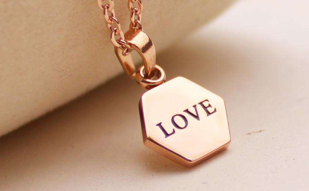 玫瑰金吊坠 玫瑰金吊坠