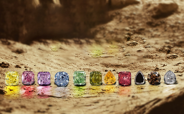 目前钻石有几种颜色