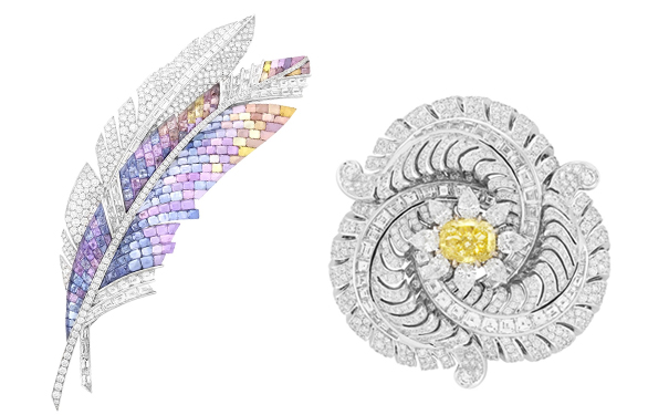三根羽毛珠宝系列