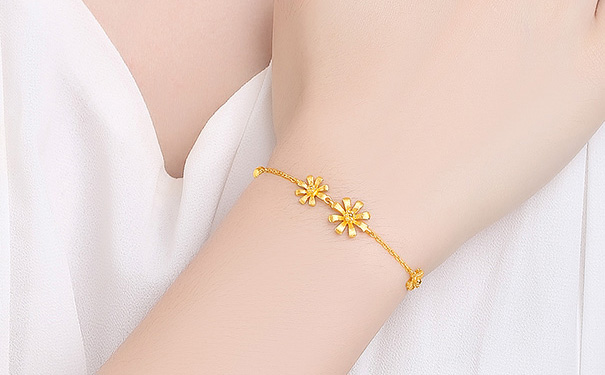 小雏菊黄金手链