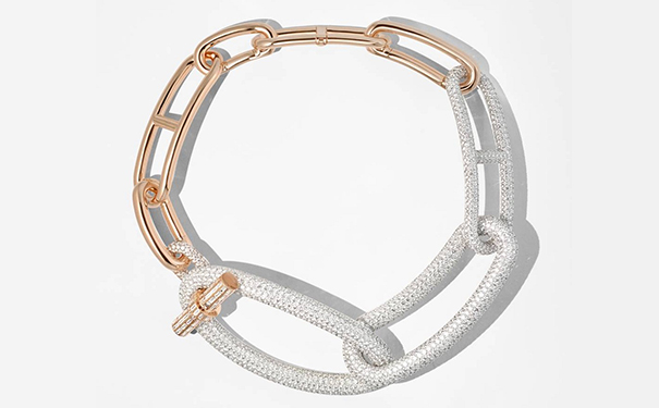 Adage 玫瑰金项链