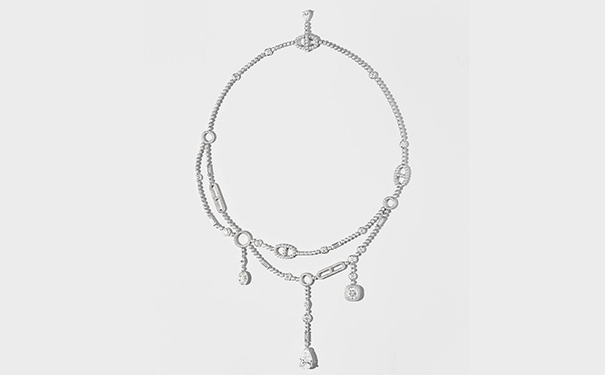 Petit-Jeté 白金项链