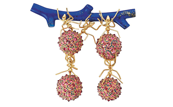 尚美巴黎Espiègleries 金质胸针