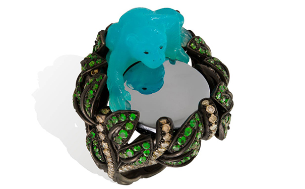 Okavango 金质戒指