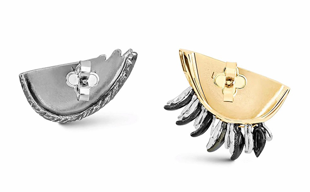 Bionic Wings and Leaves 耳钉