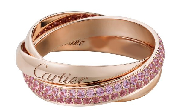 卡地亚三色金戒指寓意