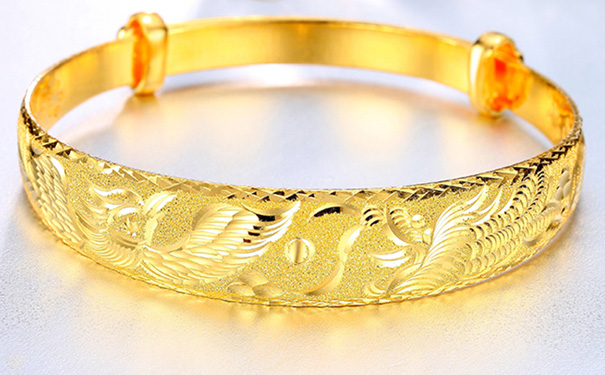 黄金龙凤手镯 黄金龙凤手镯