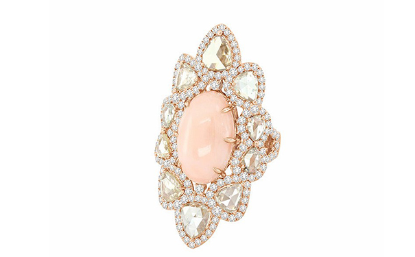 玫瑰金戒指，by Sutra