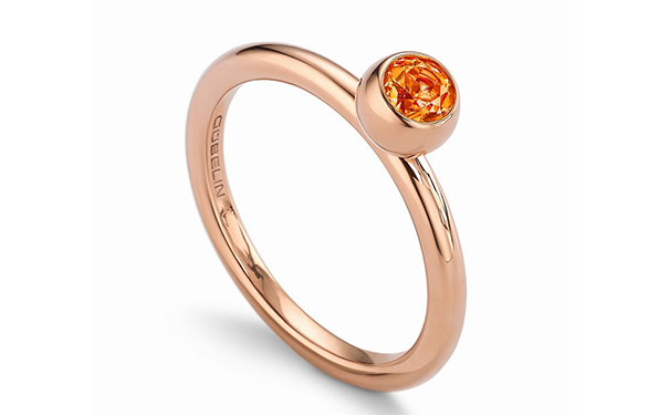 Sparks of Fire 玫瑰金戒指