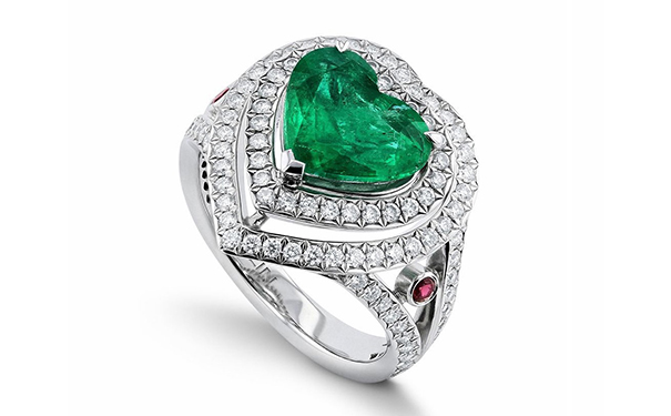 Glowing Ember 白金戒指