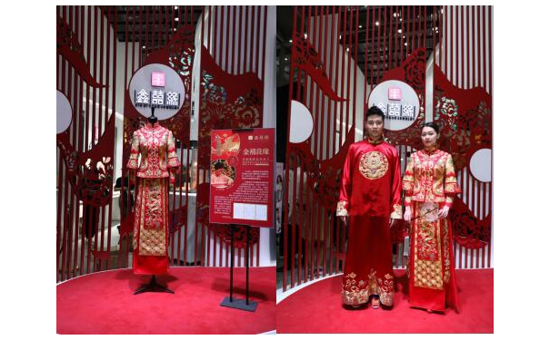 鑫囍缘珠宝携手康惠芳大师联袂跨界打造非遗潮绣跨界首饰《禧》婚饰系列