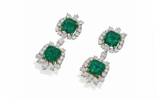 『Lot 127』祖母绿和钻石珠宝套装