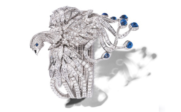 凤凰造型高级珠宝神秘腕表