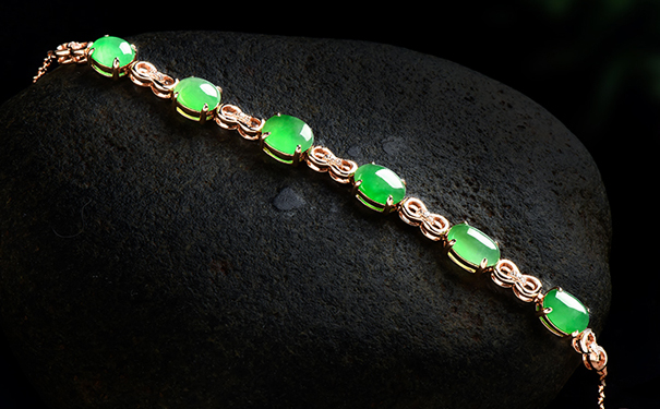 翡翠手链一般