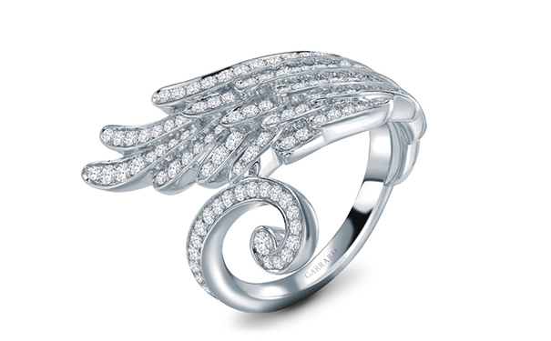 Wings Embrace 白金戒指