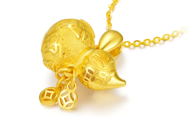 黄金吊坠：葫芦