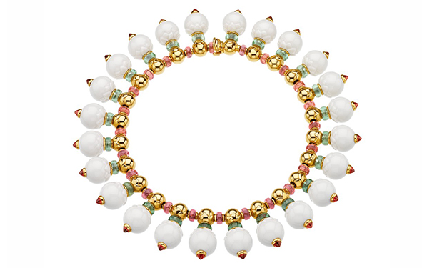 Chandra 金质项链，by Bulgari