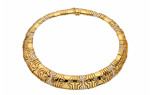 Parentesi 金质项圈，by Bulgari